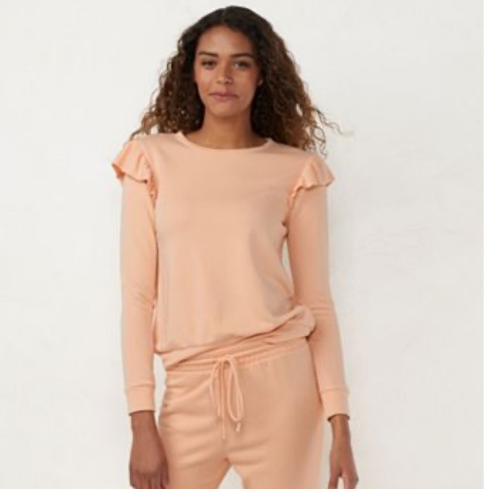 LC Lauren Conrad French Terry top